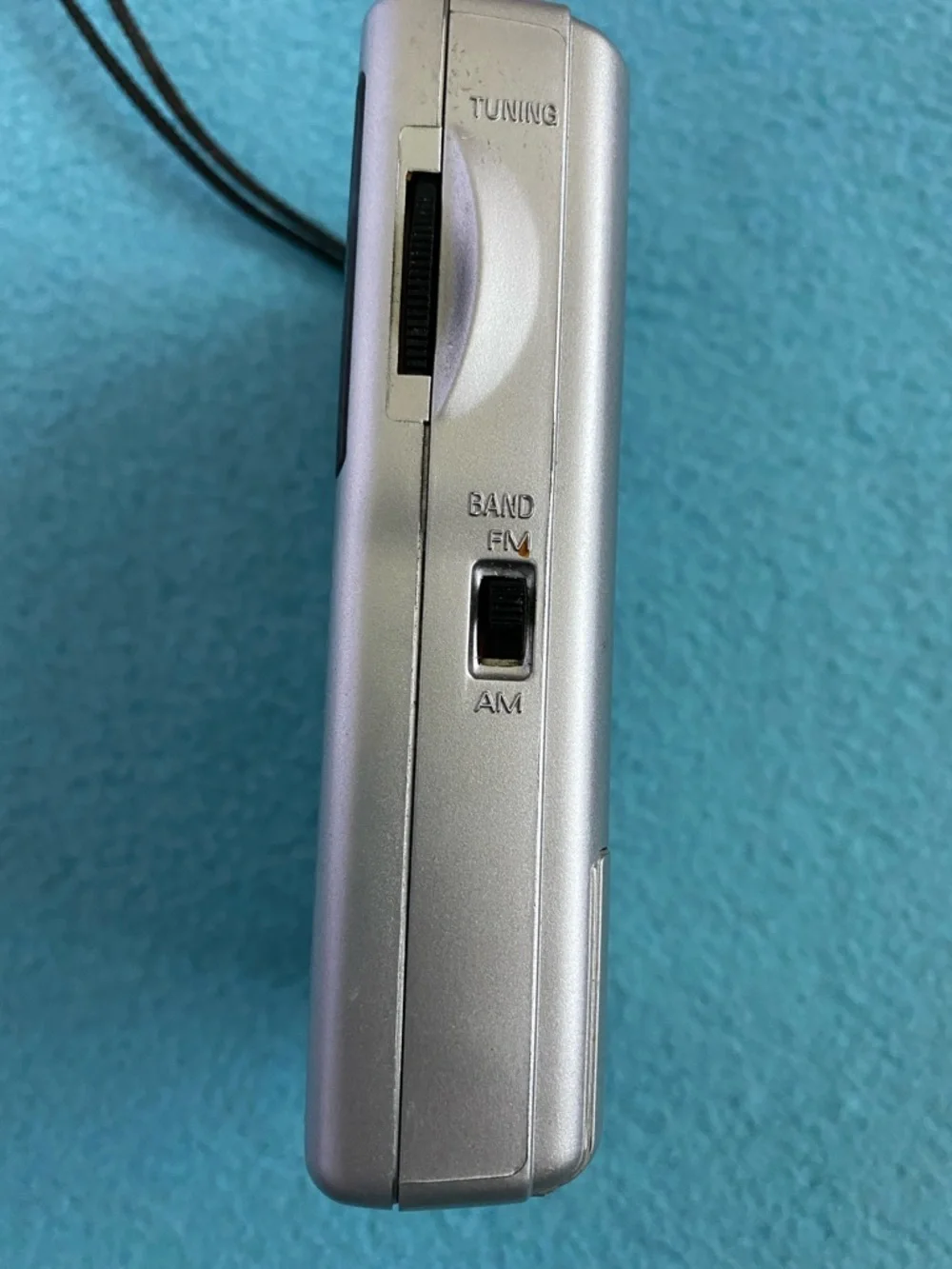Sony Silver Portable AM/FM Pocket Radio with Telescoping Antenna